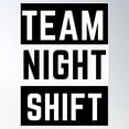 thumbnail image 1 of Night Shift Poster Wall Art, Modern Wall Decor, 8x12 UNFRAMED, 1 of 3