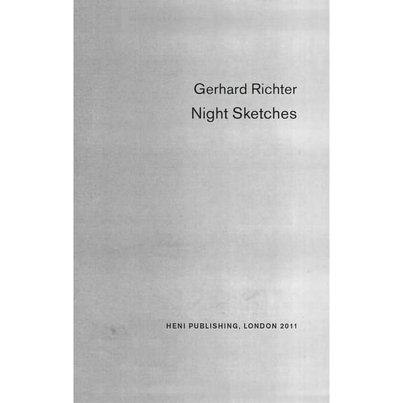 Gerhard Richter: Night Sketches, (Paperback)