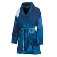 thumbnail image 1 of Night Sky And Moonlight Women Bathrobe One Size Univeral Fits, Moon Light Fashion Lightweight Plush Fleece Long Robe For Women, 1 of 3