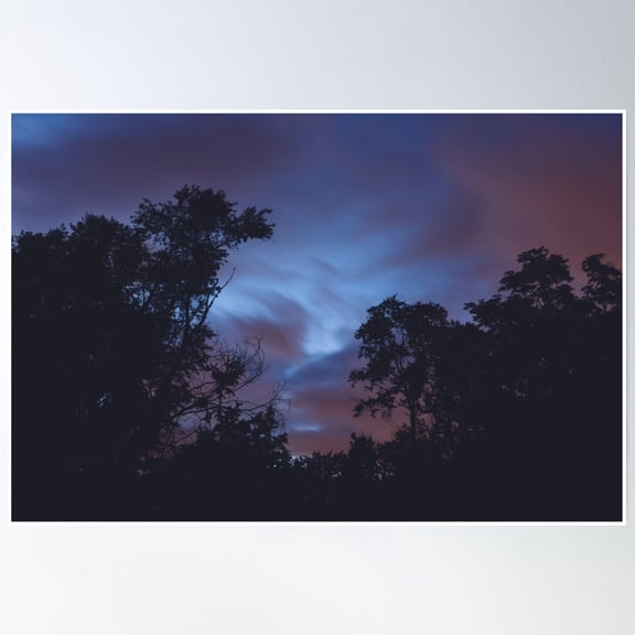 Night Sky Poster Wall Art, Modern Wall Decor, 8x12 UNFRAMED