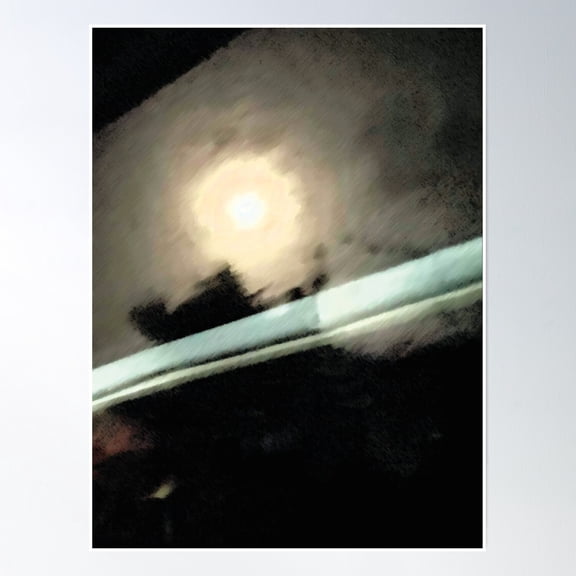 Night Sky Poster Wall Art, Modern Wall Decor, 8x12 UNFRAMED