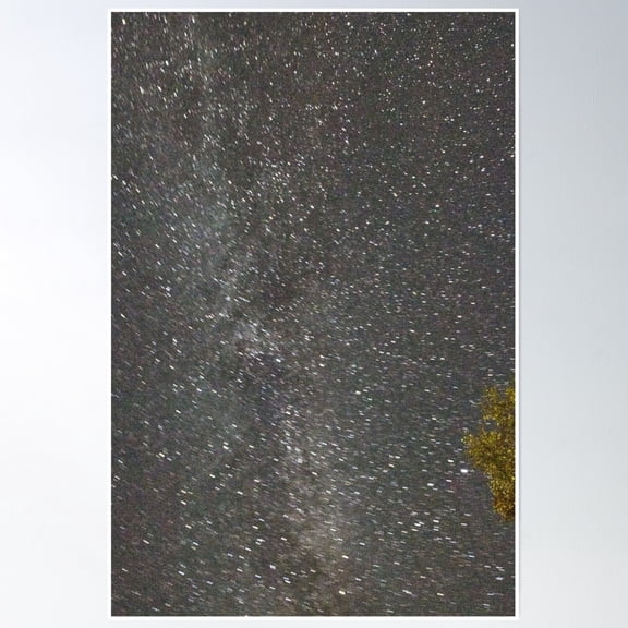 Night Sky Poster Wall Art, Modern Wall Decor, 8x12 UNFRAMED