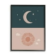 thumbnail image 1 of Stupell Industries Night Sky over Sunny Day Muted Tones,11 x 14,Designed by Lisa Whitebutton, 1 of 7
