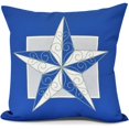 thumbnail image 1 of Night Star Geometric Print Pillow, 1 of 2