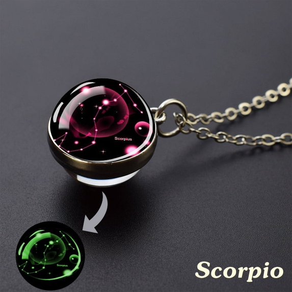 Night -Starry Sky Glass Band Band Port Big Chain -Men's fashion zinc alloy jewelry