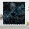 thumbnail image 1 of Night Starry sky curtain, Universe Galaxy Outer Space Nebula Window Curtains, Planets Fantasy Blackout Curtains Window Drapes privacy Decor(Rod pocket), 1 of 4