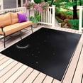 thumbnail image 1 of Night Stars Moon Outdoor Rug 5x7 Ft, Non Slip Washable Area Rug, Modern Abstract Art Cloud Fog Patio Rugs Carpet Runner, Large Floor Mat for Indoor/Outdoor Deck Porch Camping, 1 of 8