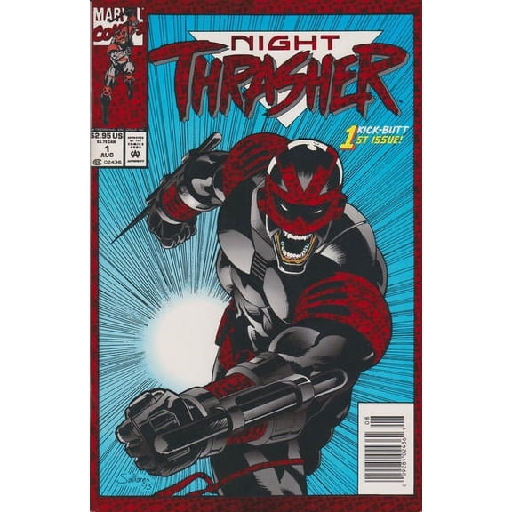 Night Thrasher #1 (Newsstand) VF ; Marvel Comic Book