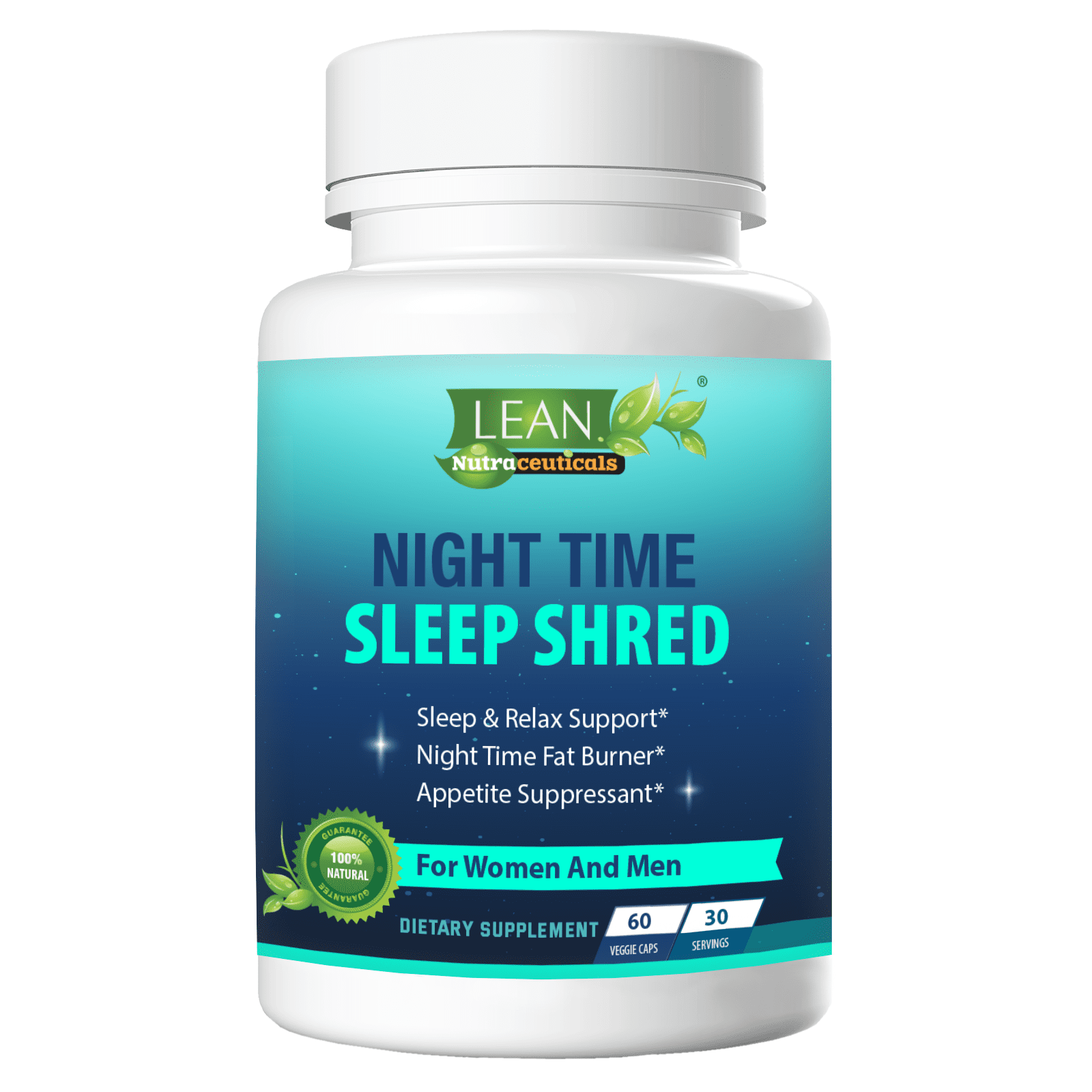 Night Time Sleep Shred Fast Fat Burner, Weight Loss Aid Pill, Appetite