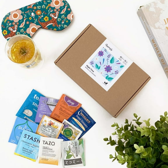 Stress Relief Chamomile Lavender Lemon Balm Tea Discovery Box