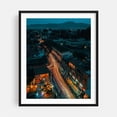 thumbnail image 1 of Night Trails in Kathmandu - Kathmandu Bagmati Province Nepal Photography Cityscape Nightlife Street Photography Skyline Architecture Travel Poster Night Sky Black Framed Wall Art Print 12 x 16 inches, 1 of 4