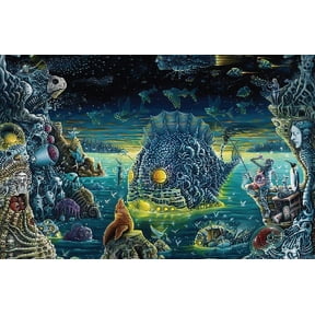 Night Trawlers by Robert Steven Connett Art Print Laminated Poster - 36.5" x 24.5"