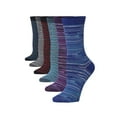 thumbnail image 1 of Tipi Toe Womens Premium Color Mix Crew Socks - Classic & Bright 6-Pack, 1 of 5