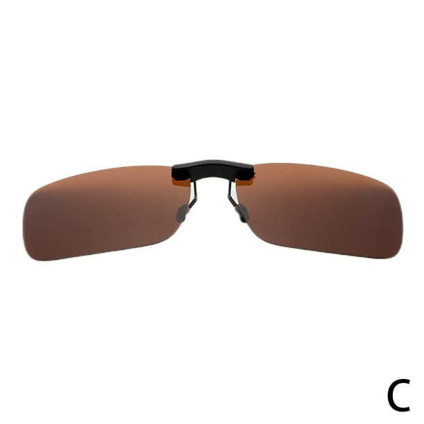 Night Vision Anti Glare Polarized Clip On Driving Glasses Sunglasses UV400 Lens U3R9 Walmart Business Supplies