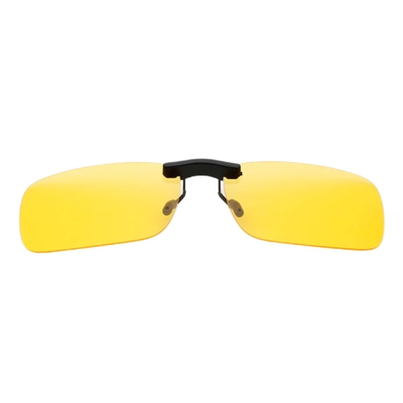 Night Vision Anti Glare Polarized Clip On Driving Glasses UV400 Lens BEST
