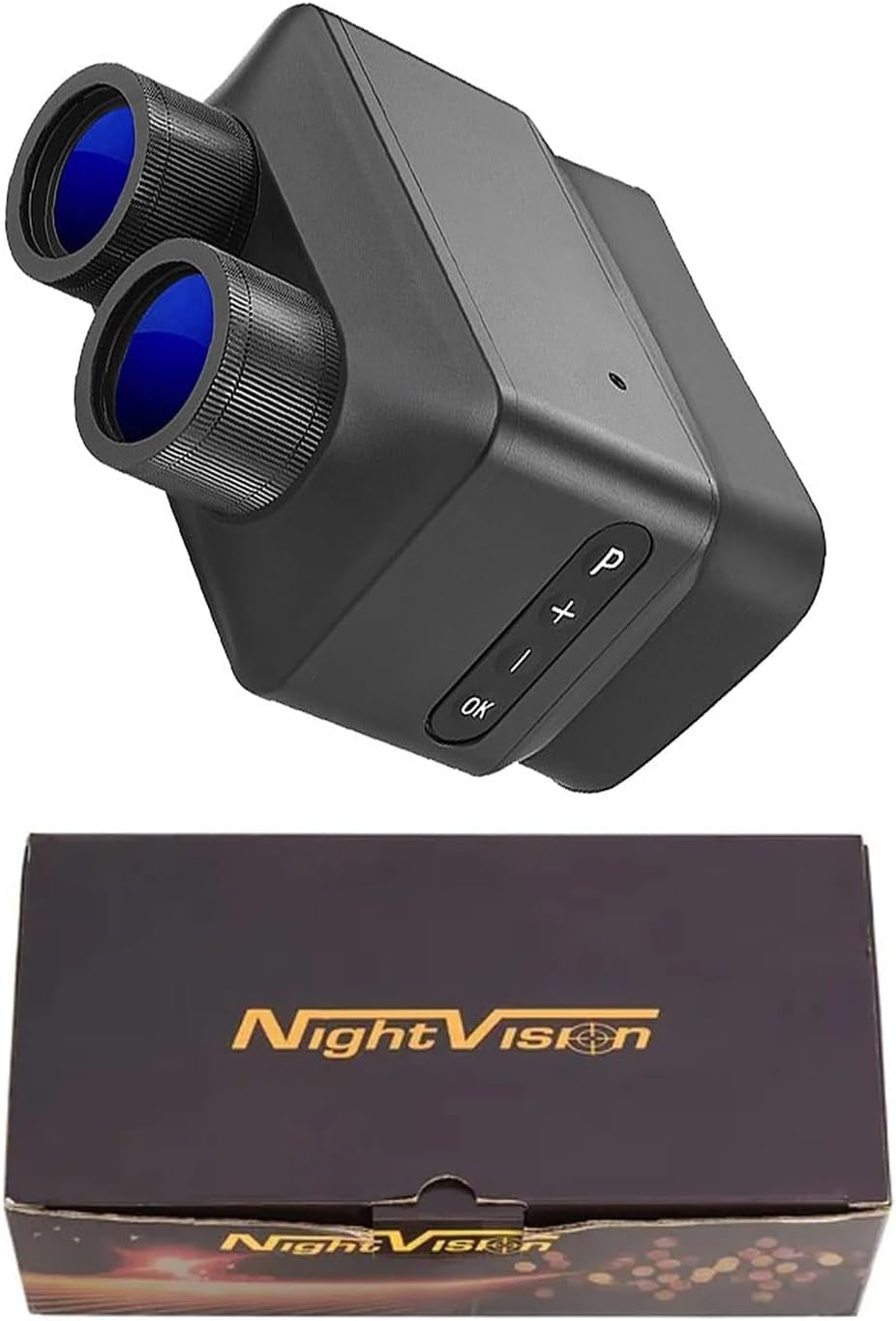Night Vision Binoculars for Adults, 5X Digital Zooms Binoculars Infrared 4K HD Goggles Night-Vision Device Telescopes for Outdoor Camping Day Night Use for Hunting & Camping (with 64G Memory Card 1)