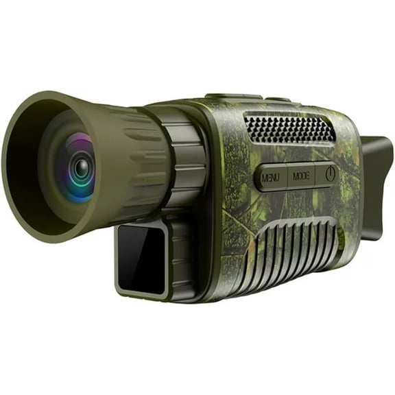 Night Vision Binoculars for Adults, Digital Night Vision Monocular 24MP 1080P Infrared Night Vision Goggles for Camping Traveling for Hunting & Camping (Green with 32GB 1)