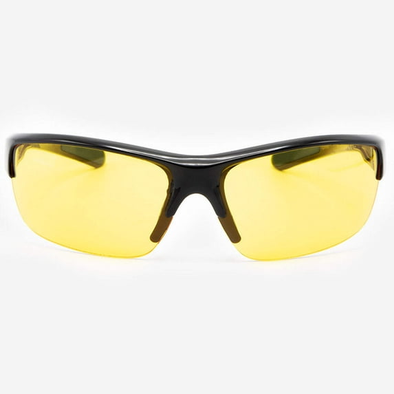 Night Vision Glasses Anti Glare Night Driving Glasses Yellow Tinted Sunglasses for Men and Women with HD Yellow Glasses for Night Driving Sun Glasses Wrap Around Sport Rome in Tortoise