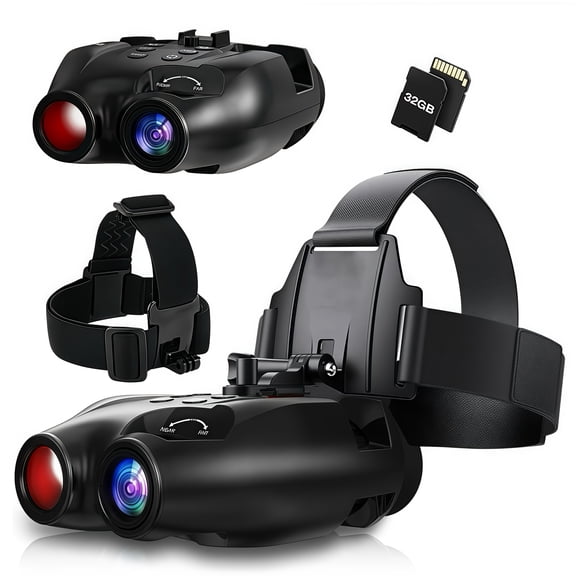 Night Vision Goggle, Night Vision Binocular For Adults, USB Rechargeable Night Vision Goggles With 32GB TF Card For Photos And Videos, Perfect For Outdoor Hunting Camping And Wildlife Observation
