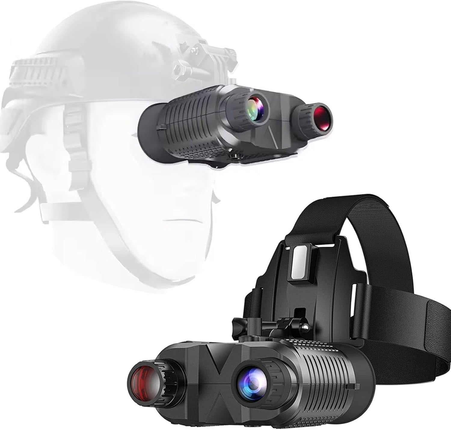 Night Vision Goggles Binoculars, 1312FT Digital Infrared Head Mounted Night Vision with, 2.7" Large Screen Can Save 1080P Video and 12M Photo, 8 X Digital Zoom, Include 32GB SD Card