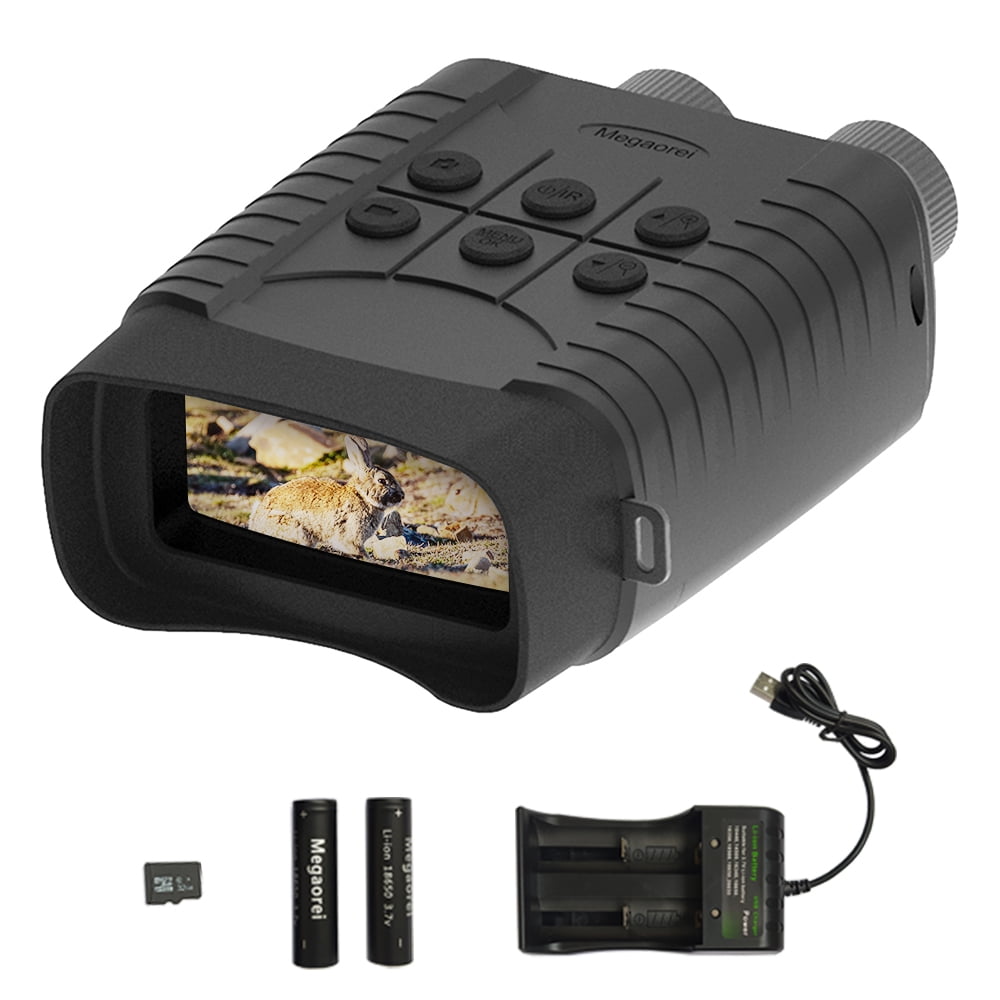 Night Vision Goggles with 3 Inch Screen Binocular, Infrared Telescope, USB Transfer