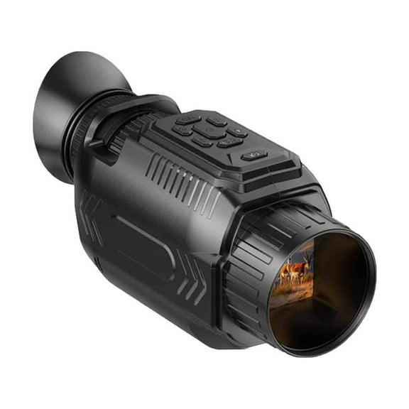 Night Vision Monocular Digital Infrared Monocular Telescope With 4K Video 64Mp Photo 28X Digital Rechargeable Night Vision Goggles For Hiking And Camping