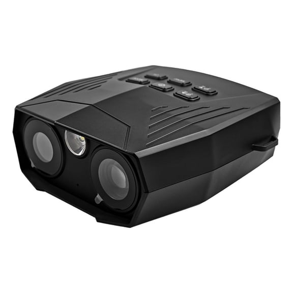 Night Vision Monocular with Infrared & Flashlight, Digital Handheld Viewer with Zoom & Rechargeable Battery, Day & Night Outdoor Observation Device