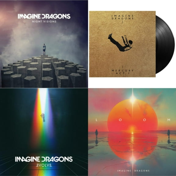 Night Visions & Mercury Act 1 & Evolve & Loom (Translucent Coke Bottle Green LP Vinyl)