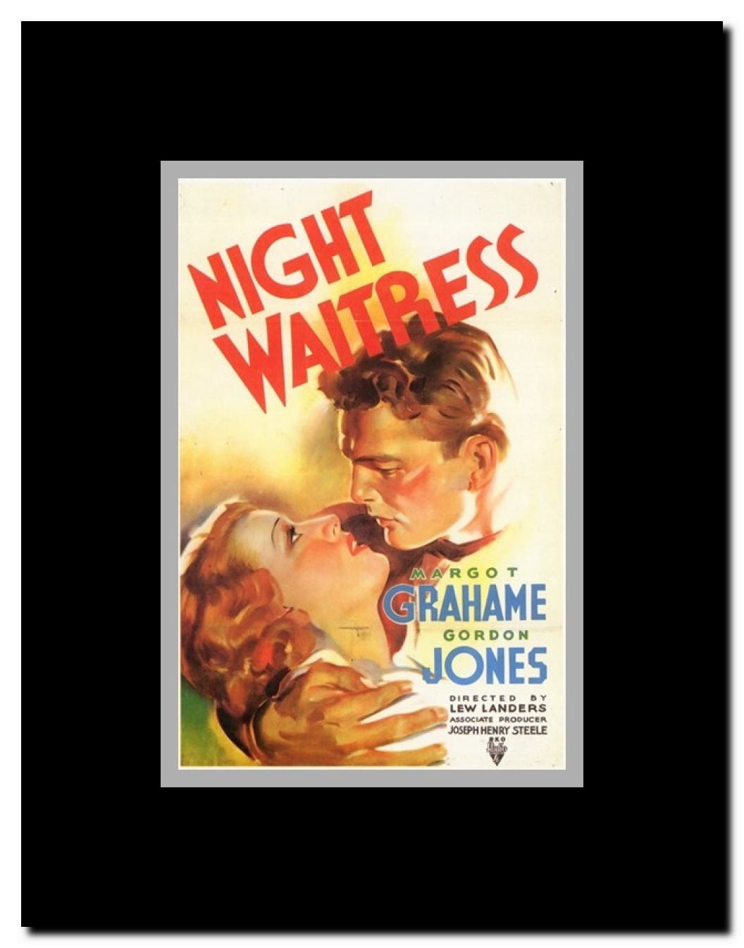 Night Waitress Framed Movie Poster