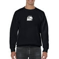 thumbnail image 1 of Night With A Half Moon Sweatshirt Men -GoatDeals Designs, Male Medium, 1 of 4