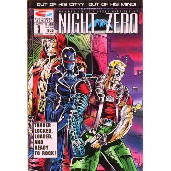 Night Zero #3 VF ; Fleetway Quality Comic Book