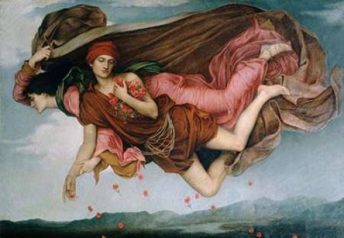 Night and Sleep - Detail Canvas Art - Evelyn De Morgan (20 x 28)
