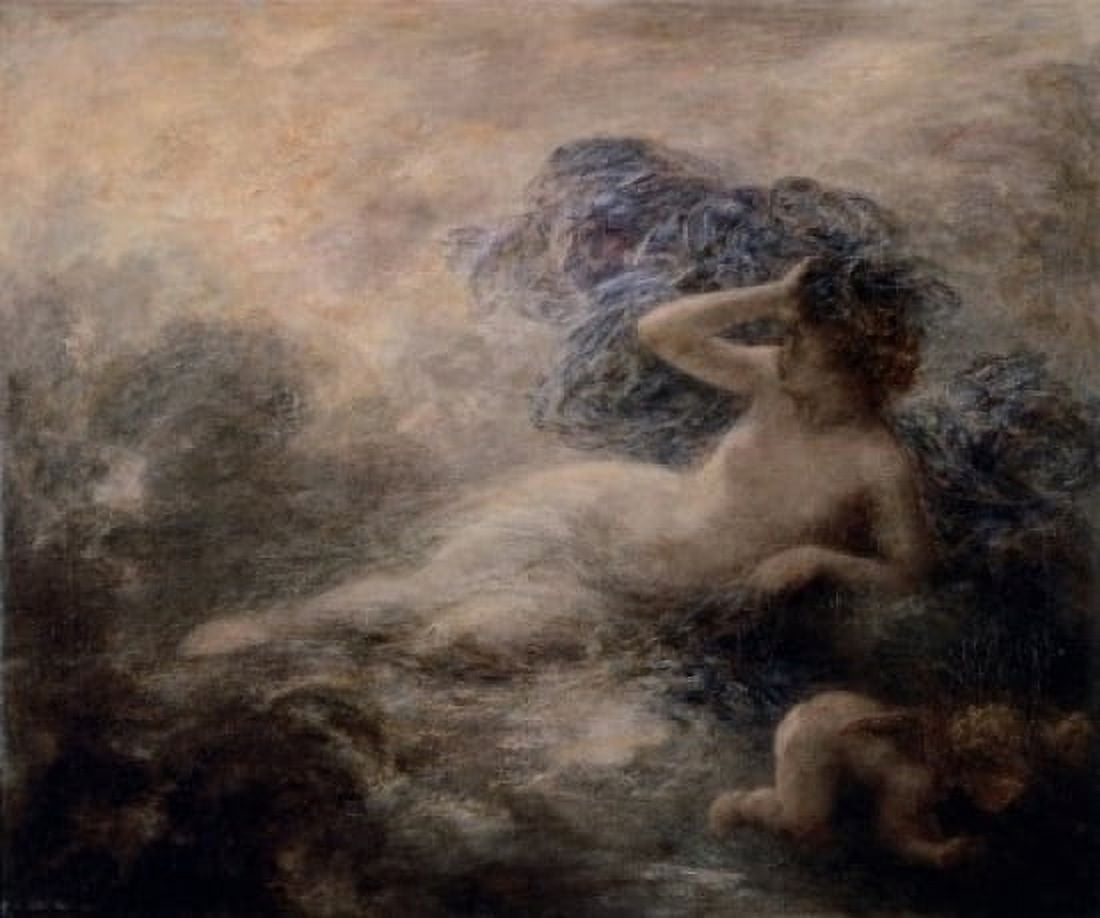 Night  c 1875  Henri Fantin-Latour (1836-1904French)  Musee dOrsay Paris Canvas Art - Henri Fantin-Latour (24 x 36)