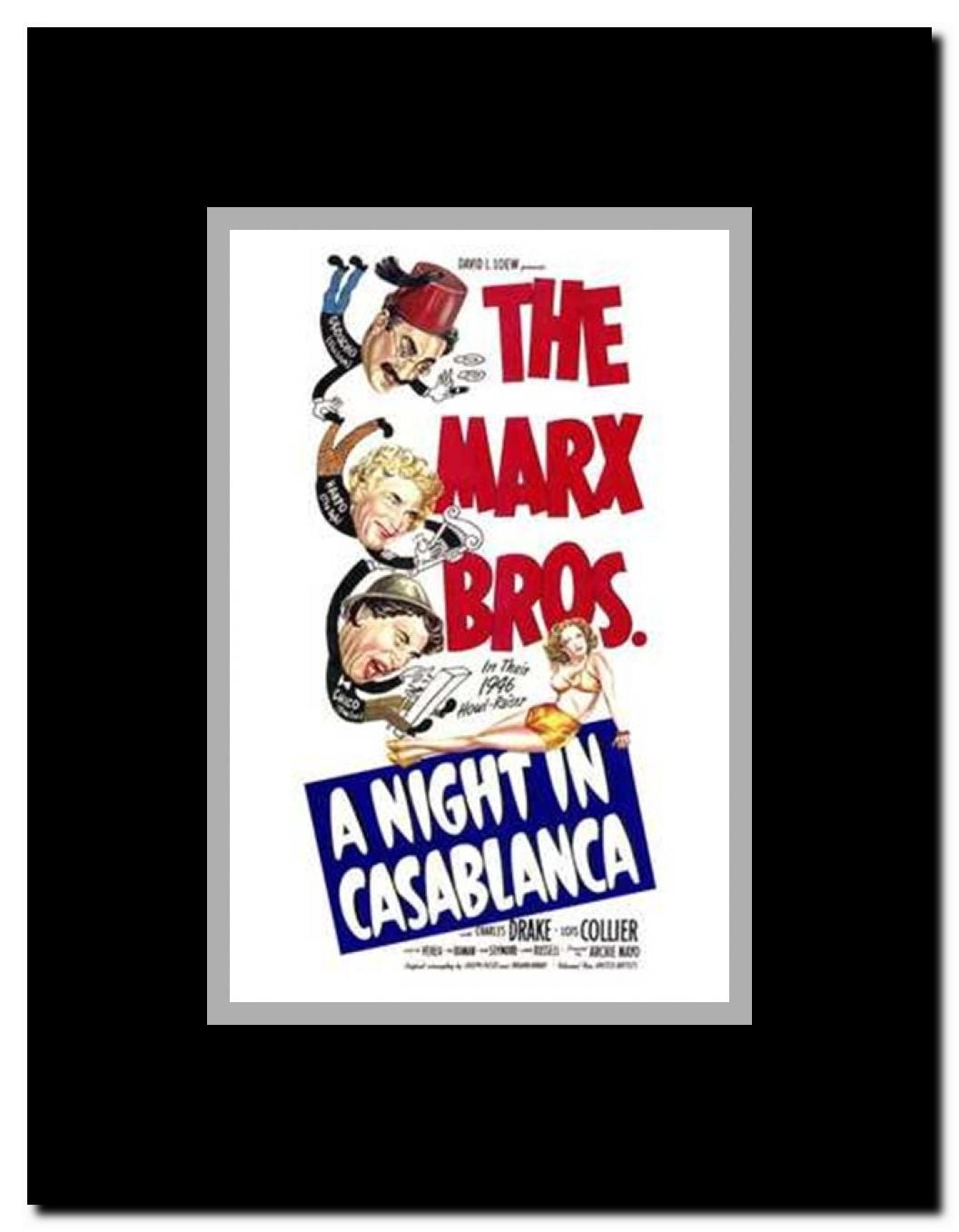 Night in Casablanca Framed Movie Poster