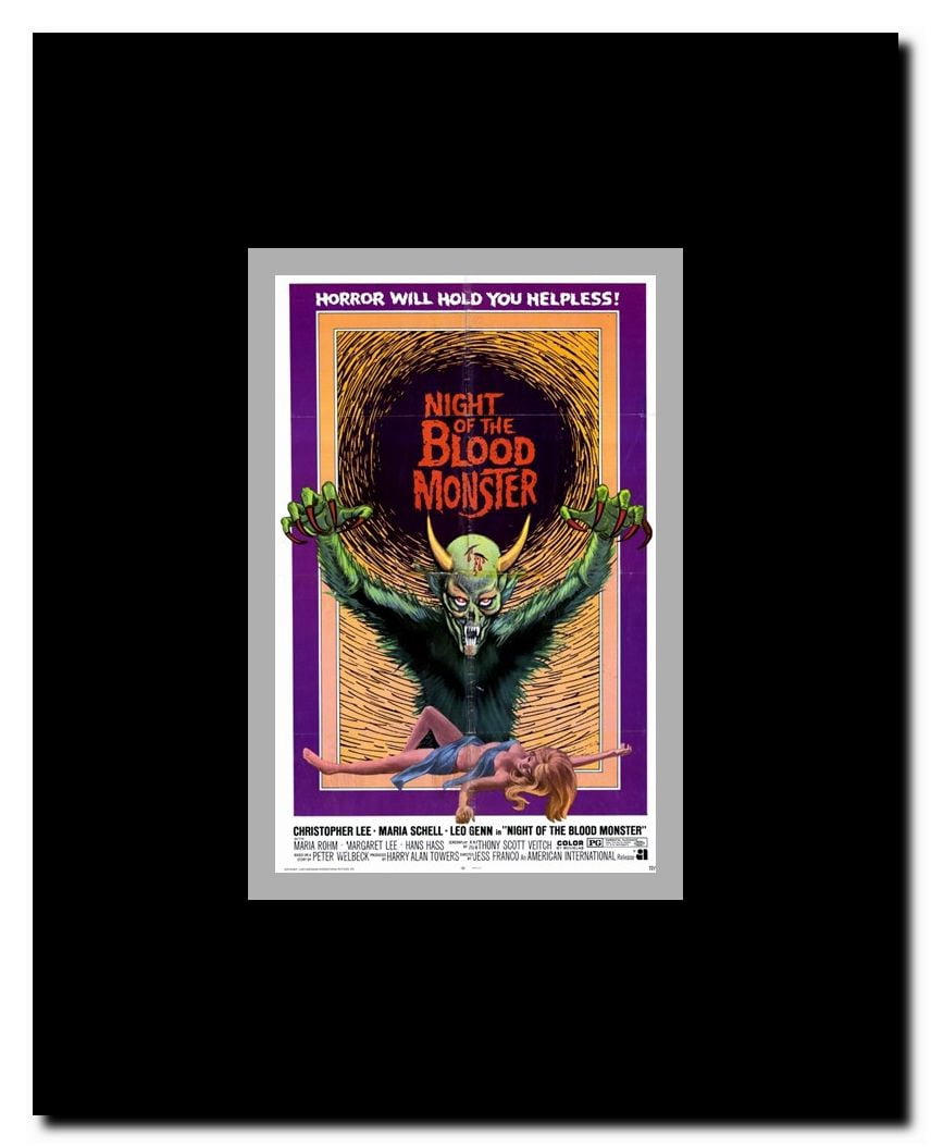 Night of Blood Monster Framed Movie Poster