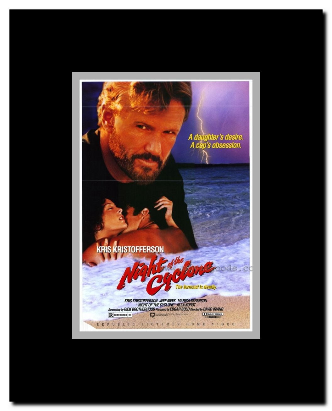 Night of the Cyclone Framed Movie Poster