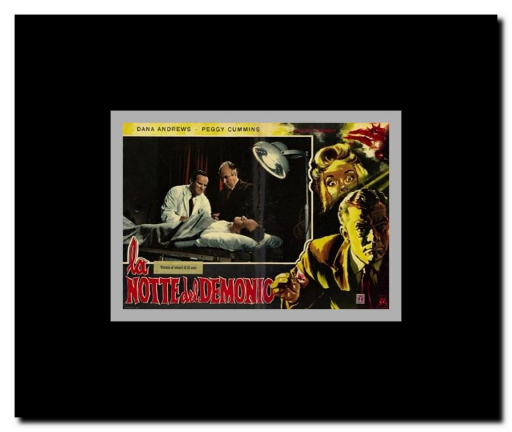 Night of the Demon Framed Movie Poster
