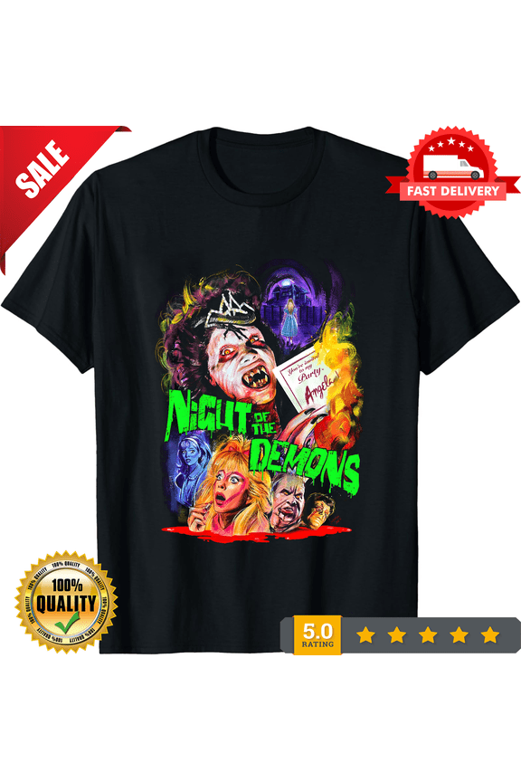 Night of the Demons Tee, Horror Movie T-Shirt, Halloween Shirt, Horror Fan Gift, NEW INSTOCK-TH81320