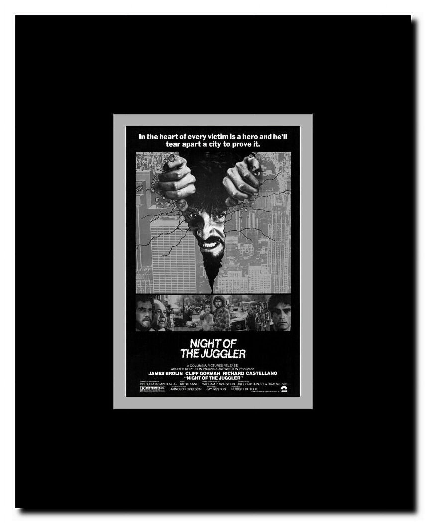Night of the Juggler Framed Movie Poster