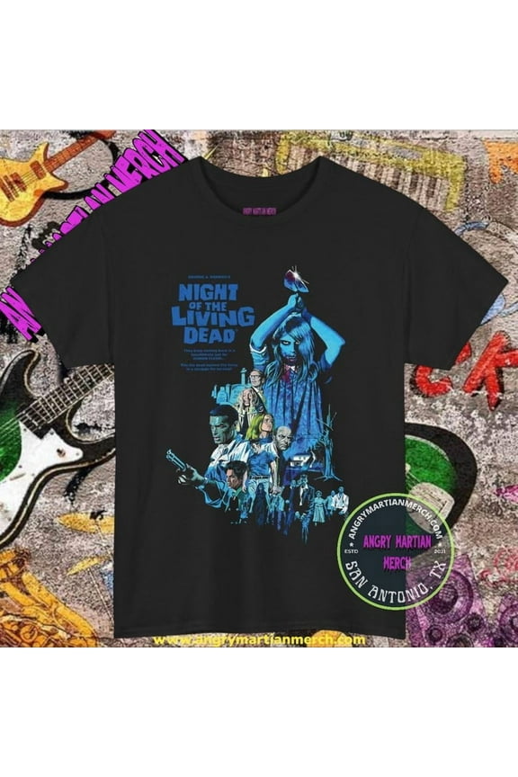Night of the Living Dead 60's Retro Horror Movie T-shirt