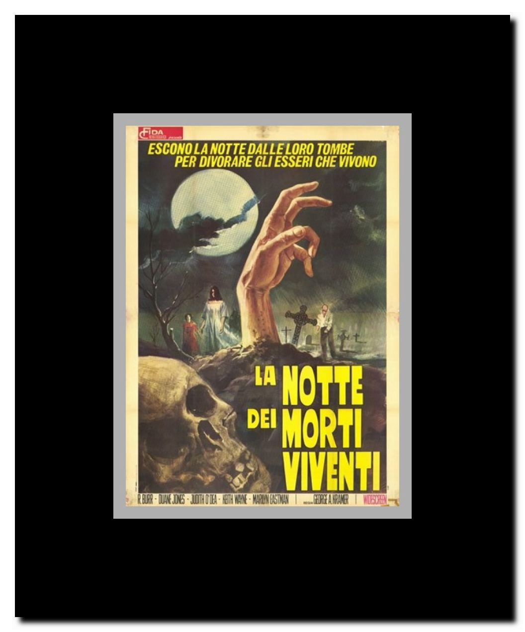 Night of the Living Dead Framed Movie Poster