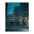 thumbnail image 1 of Night on Commerce Street, Bluefield - Bluefield West Virginia Photography Unframed Wall Art Print 30 x 40 inches, 1 of 13