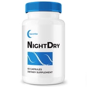 NightDry Capsules, Night Dry Pills to Lessen Night Time Bathroom Trips, All-Natural Extra Strength Supplement to Support Normal & Healthy Function, Review 60 Capsules