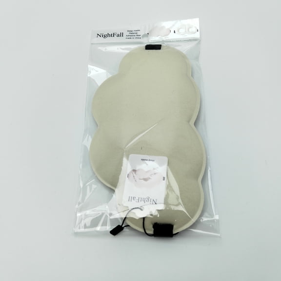 NightFall Sleep masks Soft Sleep Mask with Adjustable Strap, Beige