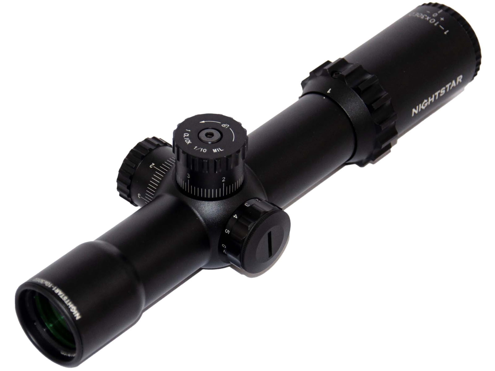 NightStar EDIRF 1-10x30mm Rifle Scope, 35mm Tube, First Focal Plane, Black, Illu