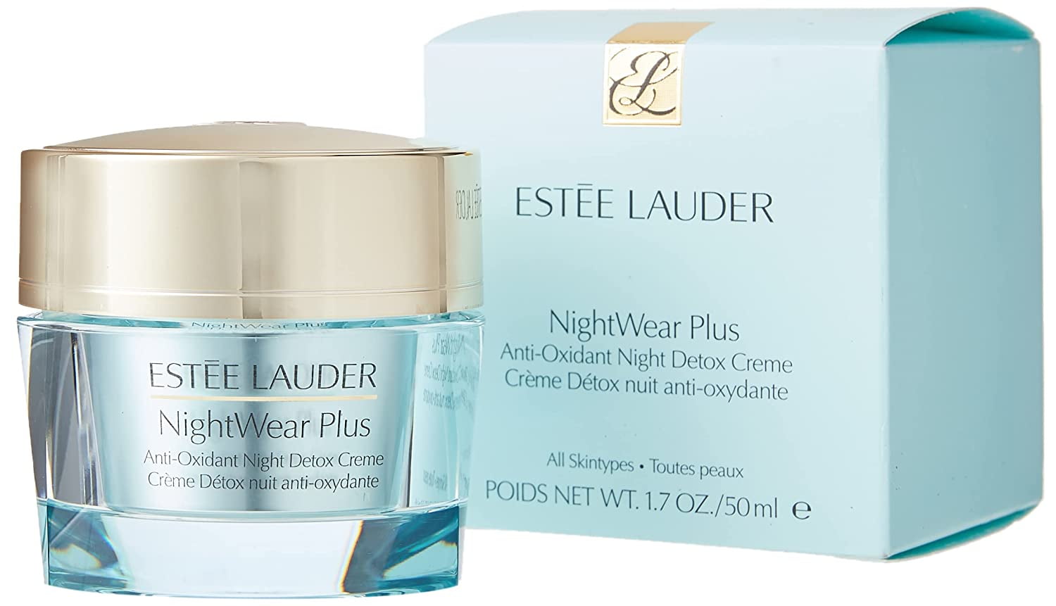 NightWear Plus Anti-Oxidant Night Detox Creme - All Skin Types by Estee Lauder for Women - 1.7 oz Cream