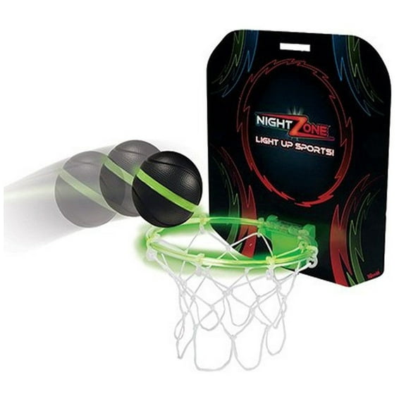 NightZone Light Up Hoops - Night Time Basketball - Assorted Colors