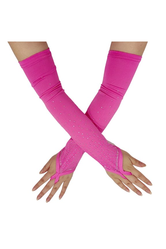 Nightclub Gloves Christmas Concert Operas Party Costume Long Gloves for Women and Girls Lady Gloves