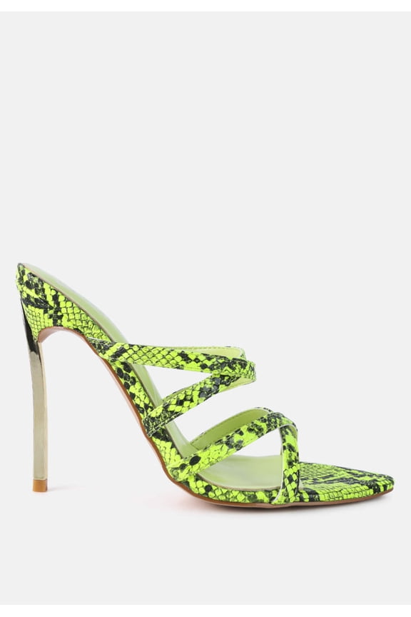 Nightclub Ready Strappy Stiletto Heel Sandals