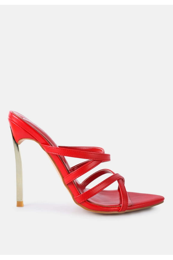 Nightclub Ready Strappy Stiletto Heel Sandals